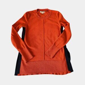Boden Logan Pullover Crewneck Wool Sweater Orange Size XS